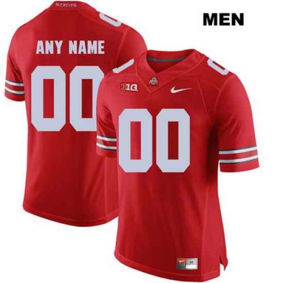 Customize Stitched Ohio State Buckeyes Authentic Mens Nike customize Red College Football Jersey O